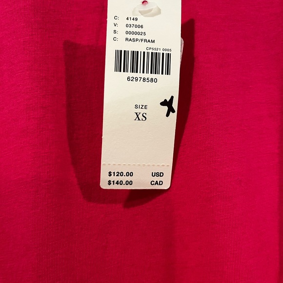 🦋 HP!! 🦋 Daily Practice by Anthropologie Everyday Tee Dress-Pink-XS-NWT - Picture 4 of 5